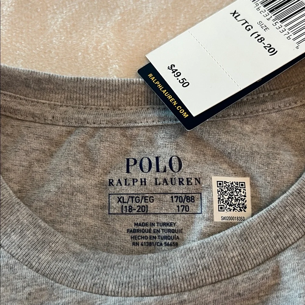 Polo Ralph Lauren Ski Polo Bear Long Sleeve Shirt XL (18-20) - Picture 5 of 10